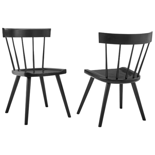 Sutter Wood Dining Side Chair Set of 2  - No Shipping Charges