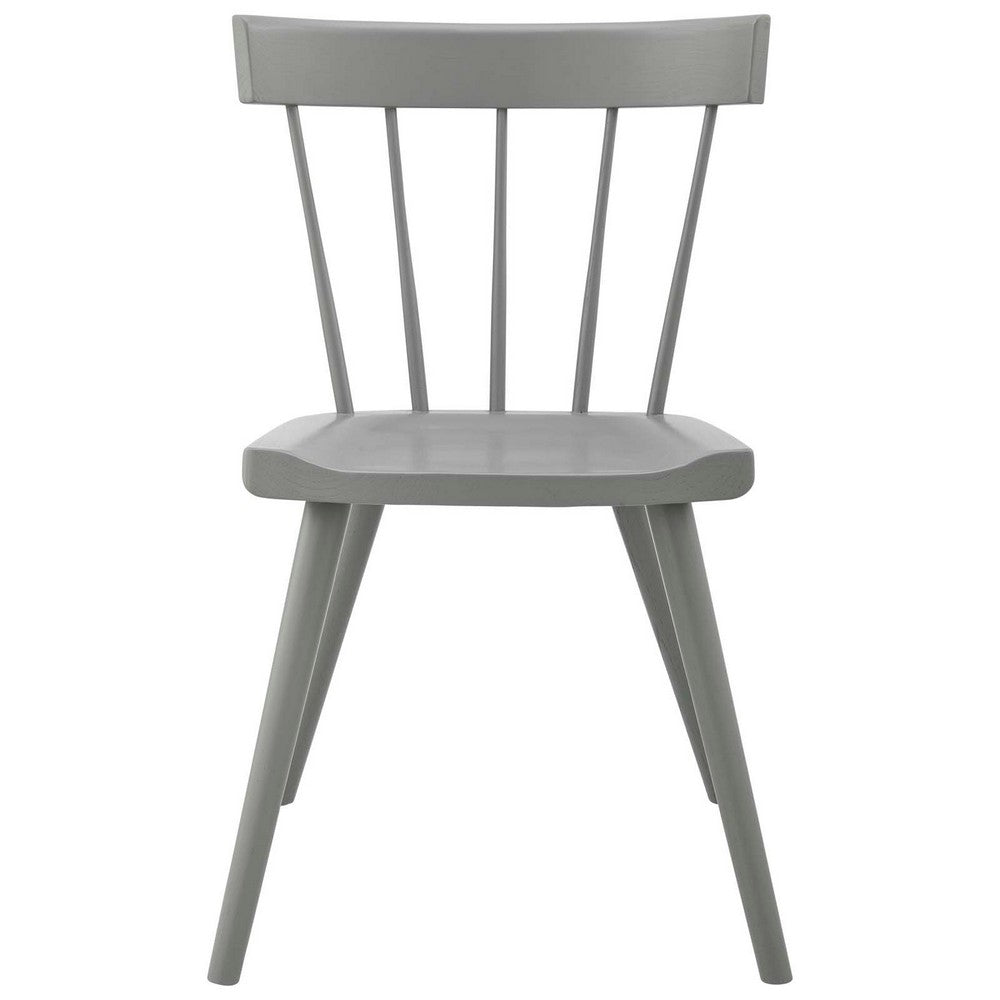 Sutter Wood Dining Side Chair Set of 2 by Modway| Gray