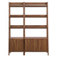 Modway Bookshelf Display Cases in Walnut - Set of 2 MDY-EEI-6113-WAL