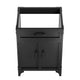 Modway Steamforge 24" Industrial Modern Bathroom Vanity in Black Walnut-Sink Basin Not Included, 23