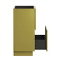 Modway Quantum Modern 18’’ Bathroom Vanity in Gold-Sink Basin Not Included MDY-EEI-6131-GLD