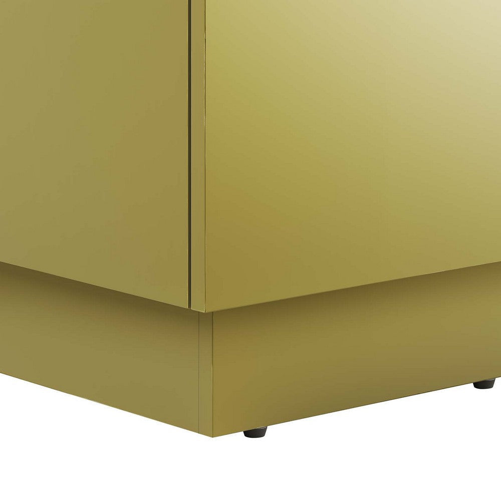 Modway Quantum Modern 18’’ Bathroom Vanity in Gold-Sink Basin Not Included MDY-EEI-6131-GLD