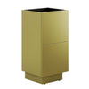 Modway Quantum Modern 18" Bathroom Vanity in Gold-Sink Basin Not Included