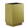 Modway Quantum Modern 24" Bathroom Vanity in Gold-Sink Basin Not Included