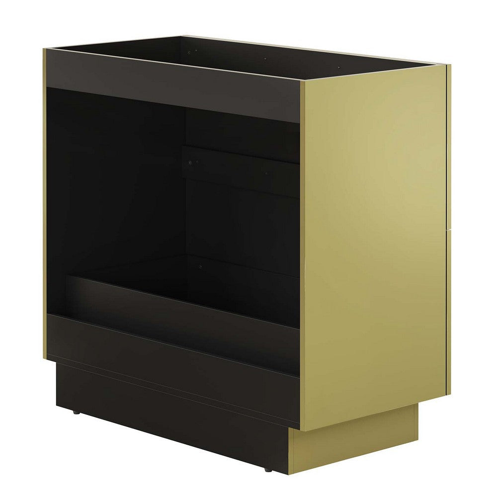 Modway Quantum Modern 36’’ Bathroom Vanity in Gold-Sink Basin Not Included MDY-EEI-6134-GLD