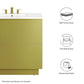 Modway Quantum Modern 36’’ Bathroom Vanity in Gold-Sink Basin Not Included MDY-EEI-6134-GLD