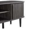 Modway Contour Mid-Century Modern 55’’ Media TV Stand in Charcoal 15 x 54.5 x 18.5