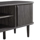 Modway Contour Mid-Century Modern 55’’ Media TV Stand in Charcoal 15 x 54.5 x 18.5