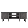 Modway Contour Mid-Century Modern 55’’ Media TV Stand in Charcoal 15 x 54.5 x 18.5