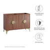 Daylight 48" Double Sink Compatible (Not Included) Bathroom Vanity Cabinet - No Shipping Charges