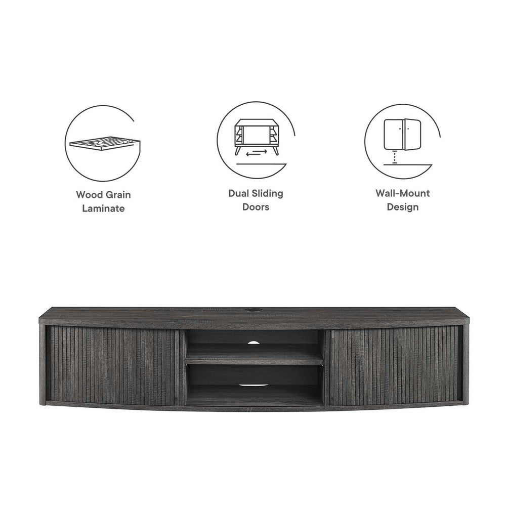 Resonance 60" Wall-Mount TV Stand - No Shipping Charges