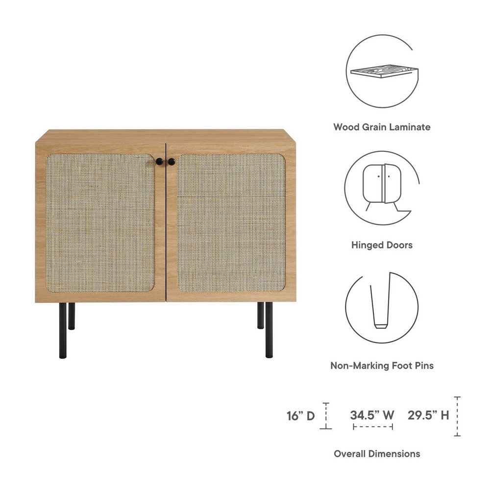 Chaucer Accent Cabinet by Modway| Brown