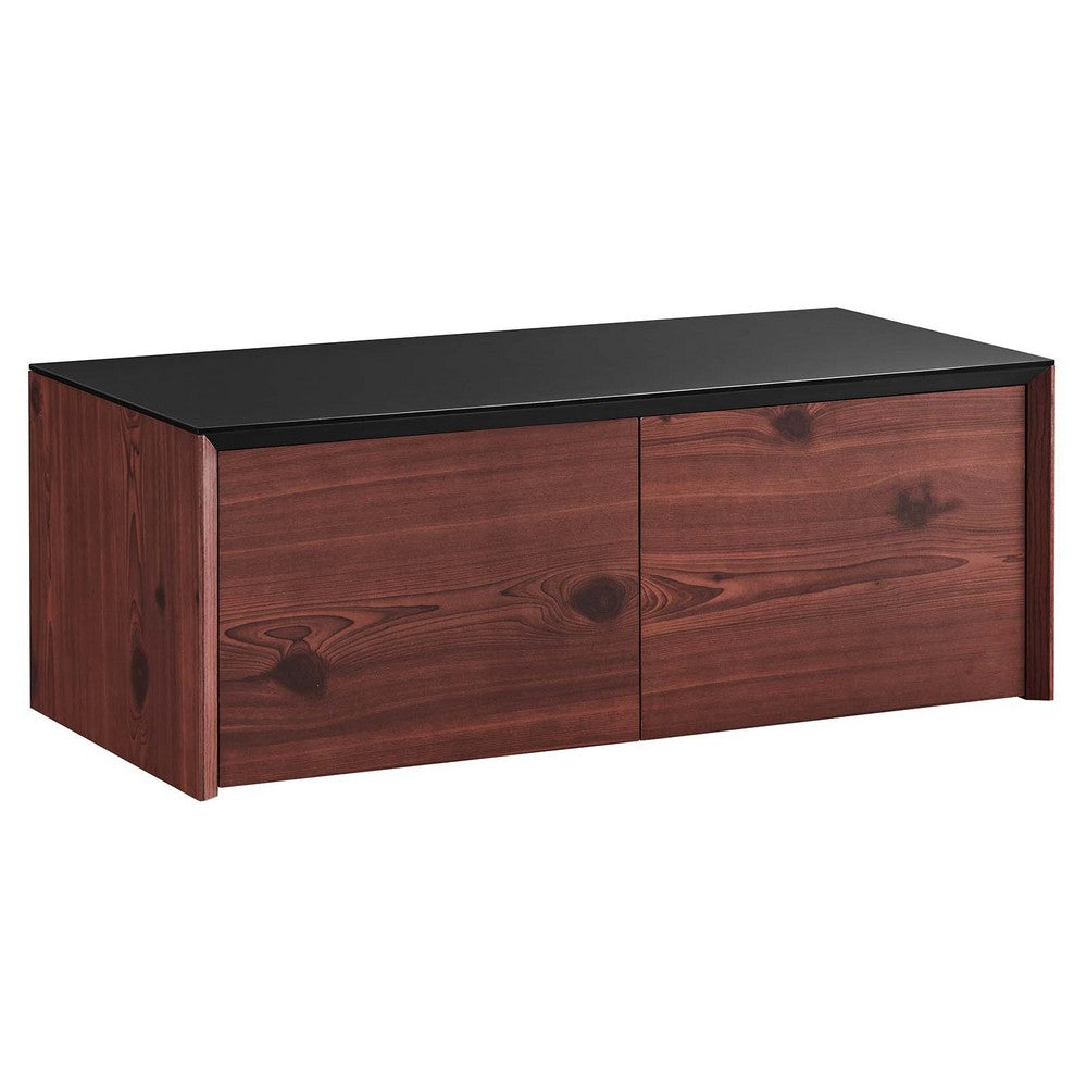Kinetic Wall-Mount Office Storage Cabinet by Modway| Black