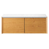 Kinetic Wall-Mount Office Storage Cabinet by Modway| Brown