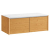 Kinetic Wall-Mount Office Storage Cabinet by Modway| Brown