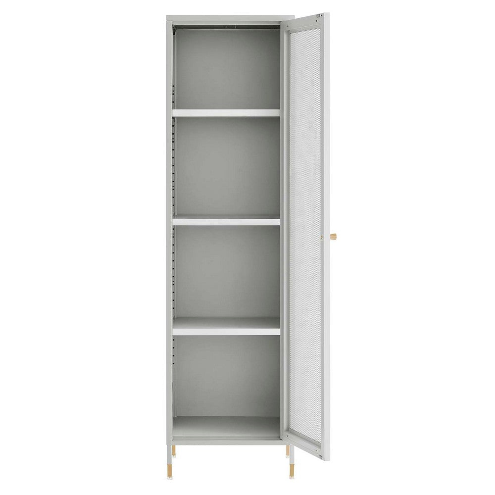 Covelo Tall Storage Cabinet - No Shipping Charges MDY-EEI-6210-LGR