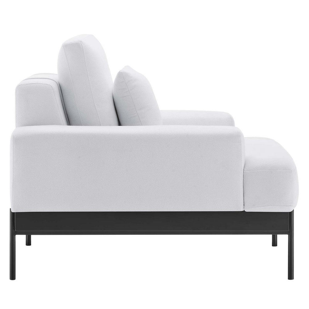 Proximity Upholstered Fabric Armchair by Modway| White