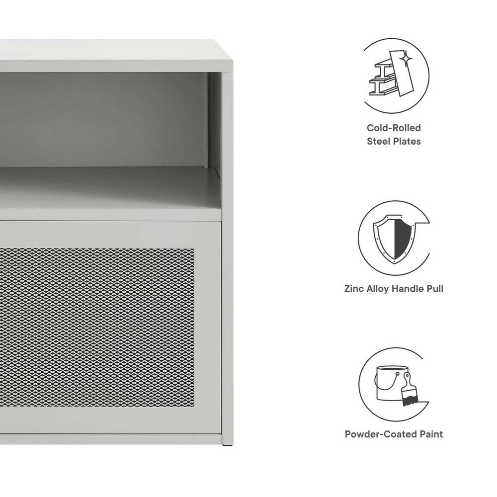 Covelo Wall Mount Nightstand by Modway| Gray