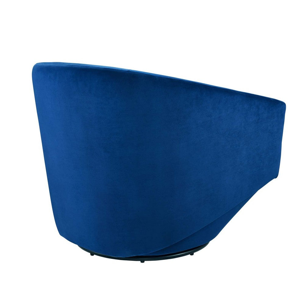 Series Performance Velvet Fabric Swivel Chair  - No Shipping Charges