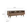 Render 60" TV Stand by Modway| Brown