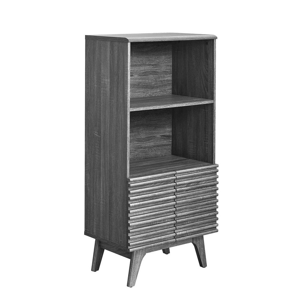 Render Display Cabinet Bookshelf by Modway| Black