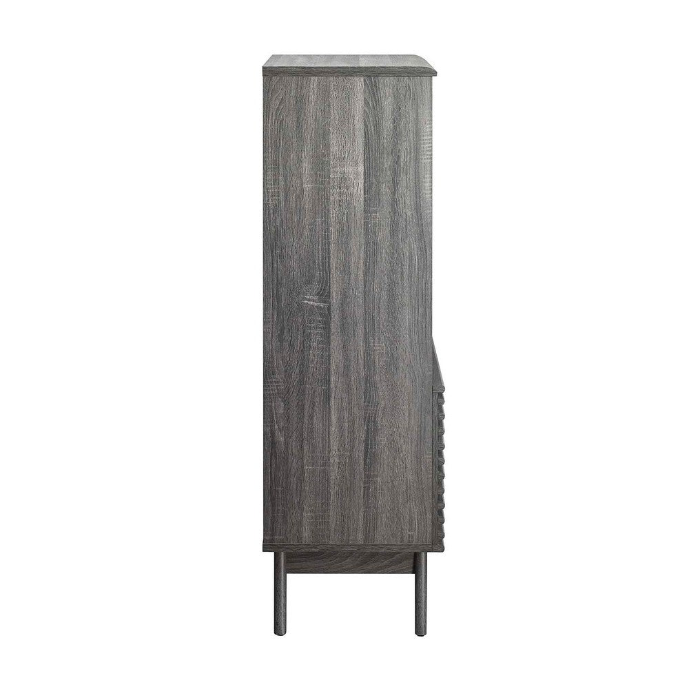 Render Display Cabinet Bookshelf by Modway| Black