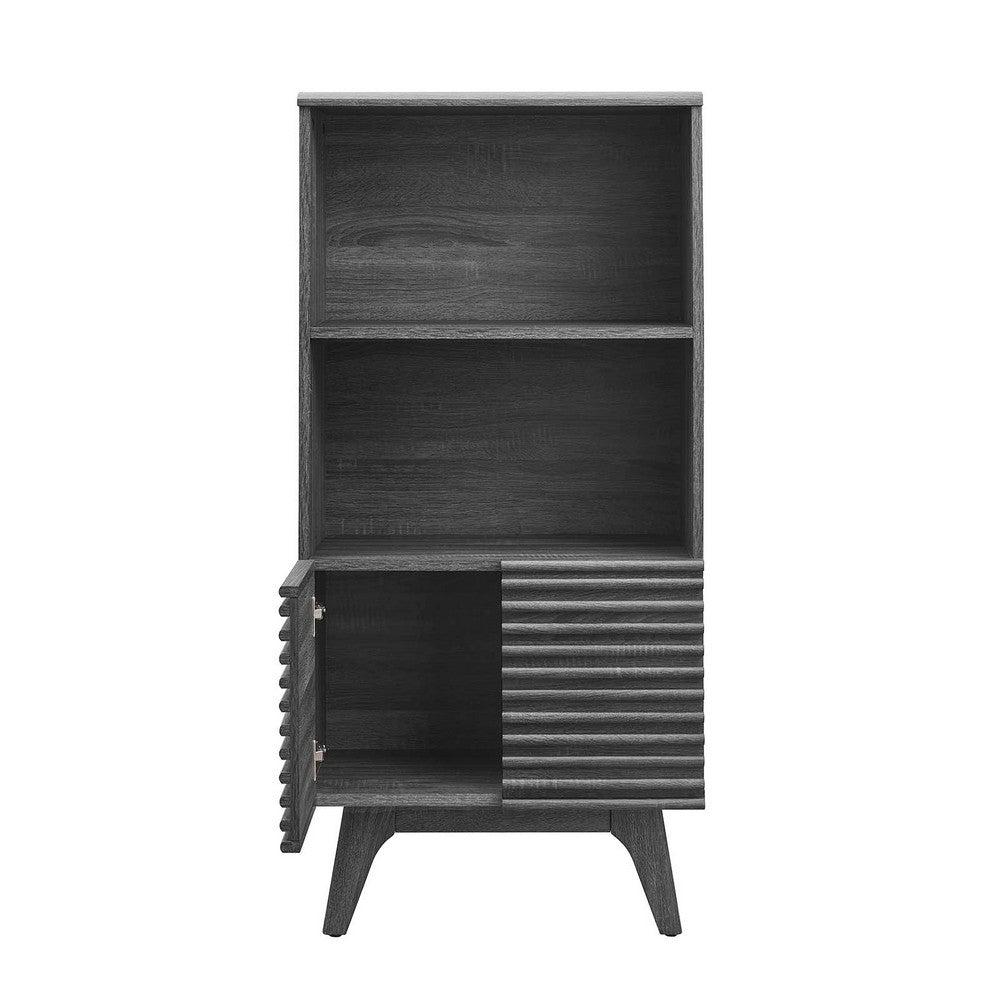 Render Display Cabinet Bookshelf by Modway| Black