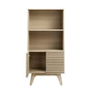 Render Display Cabinet Bookshelf by Modway| Brown