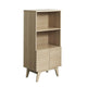 Render Display Cabinet Bookshelf by Modway| Brown
