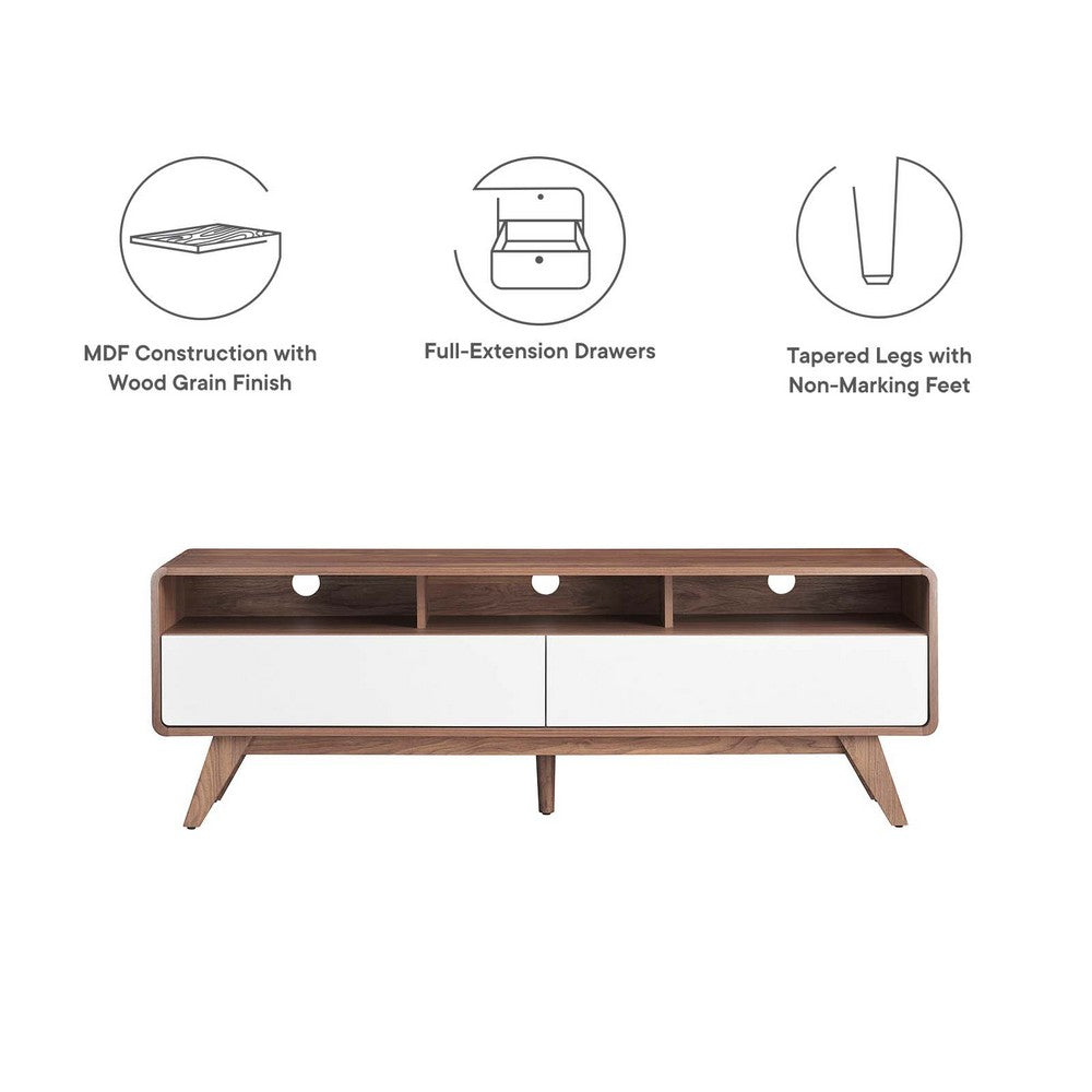 Transmit 60" TV Stand by Modway| White