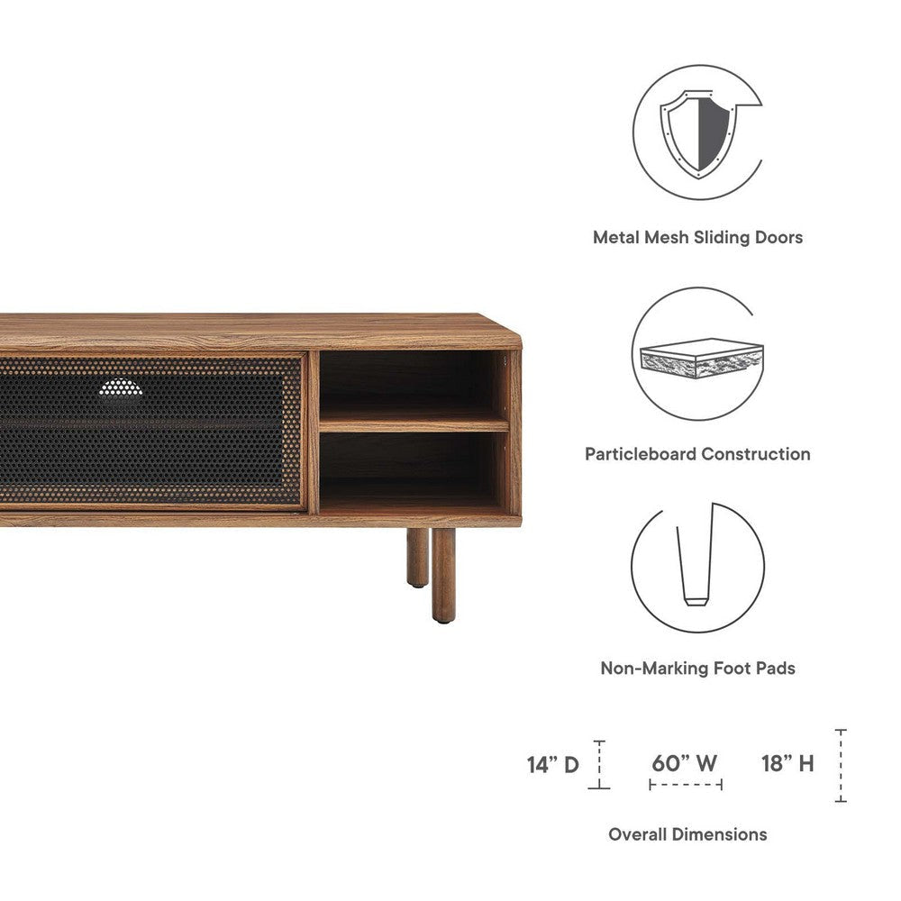 Modway Kurtis 60’’ TV Stand Walnut MDY-EEI-6234-WAL