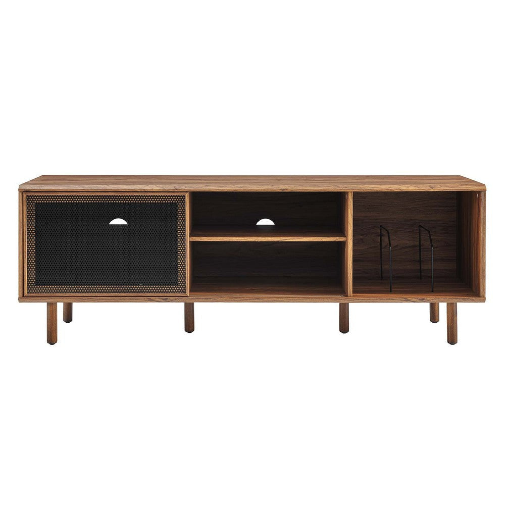 Modway Kurtis TV and Record Stand Walnut MDY-EEI-6236-WAL