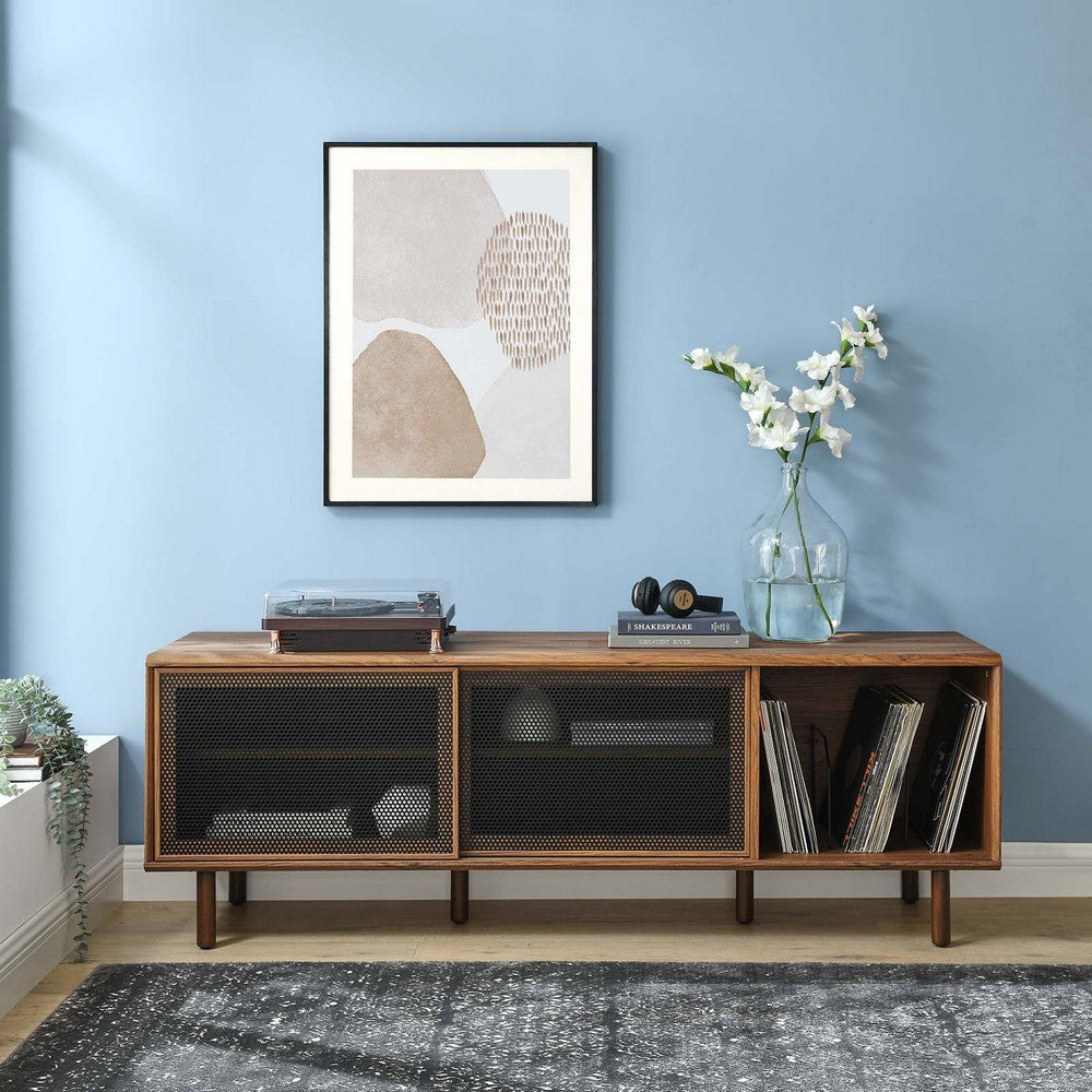 Modway Kurtis TV and Record Stand Walnut MDY-EEI-6236-WAL