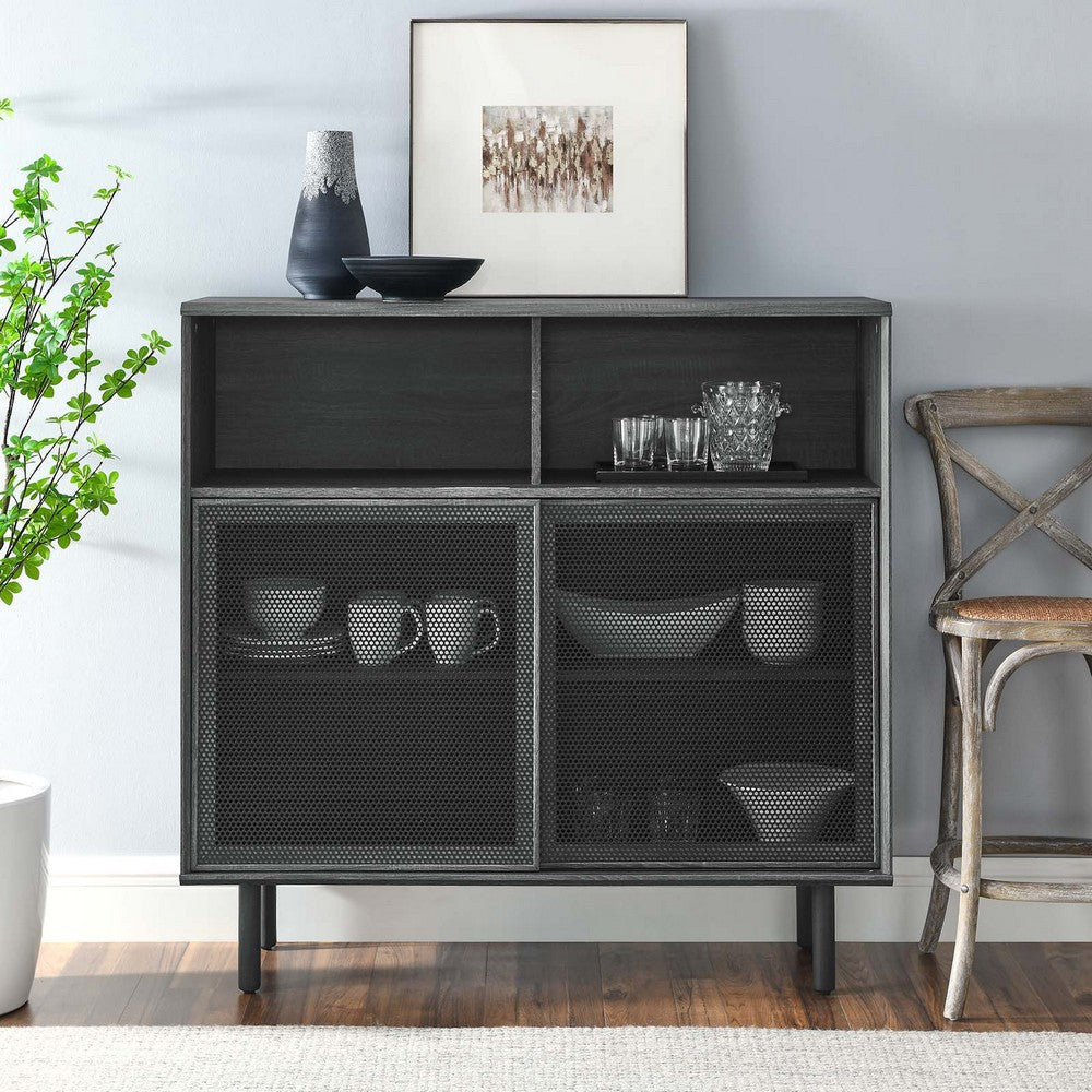 Modway Kurtis Display Cabinet Charcoal MDY-EEI-6237-CHA