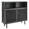 Modway Kurtis Display Cabinet, Charcoal