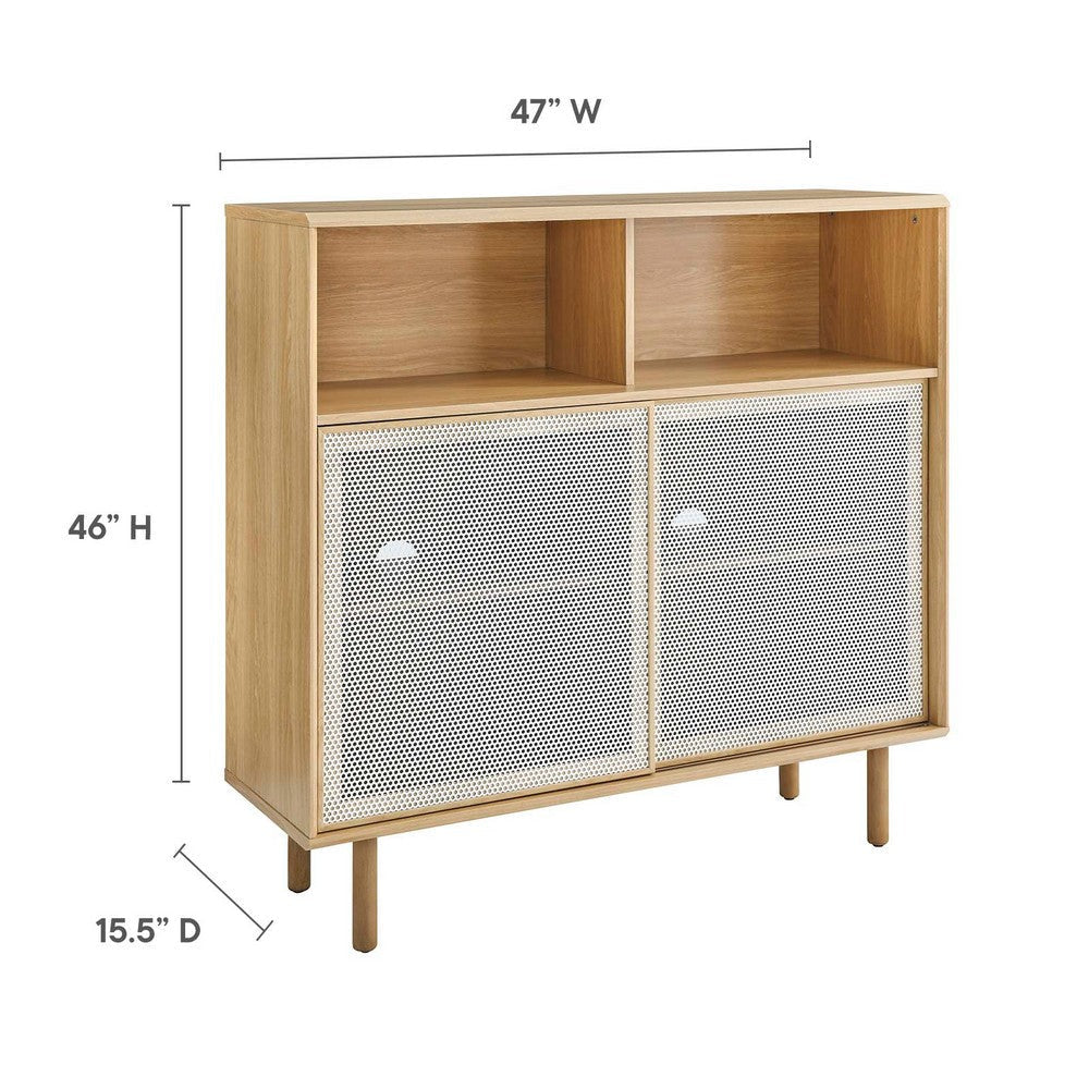 Modway Kurtis Display Cabinet Oak MDY-EEI-6237-OAK