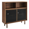 Modway Kurtis Display Cabinet, Walnut