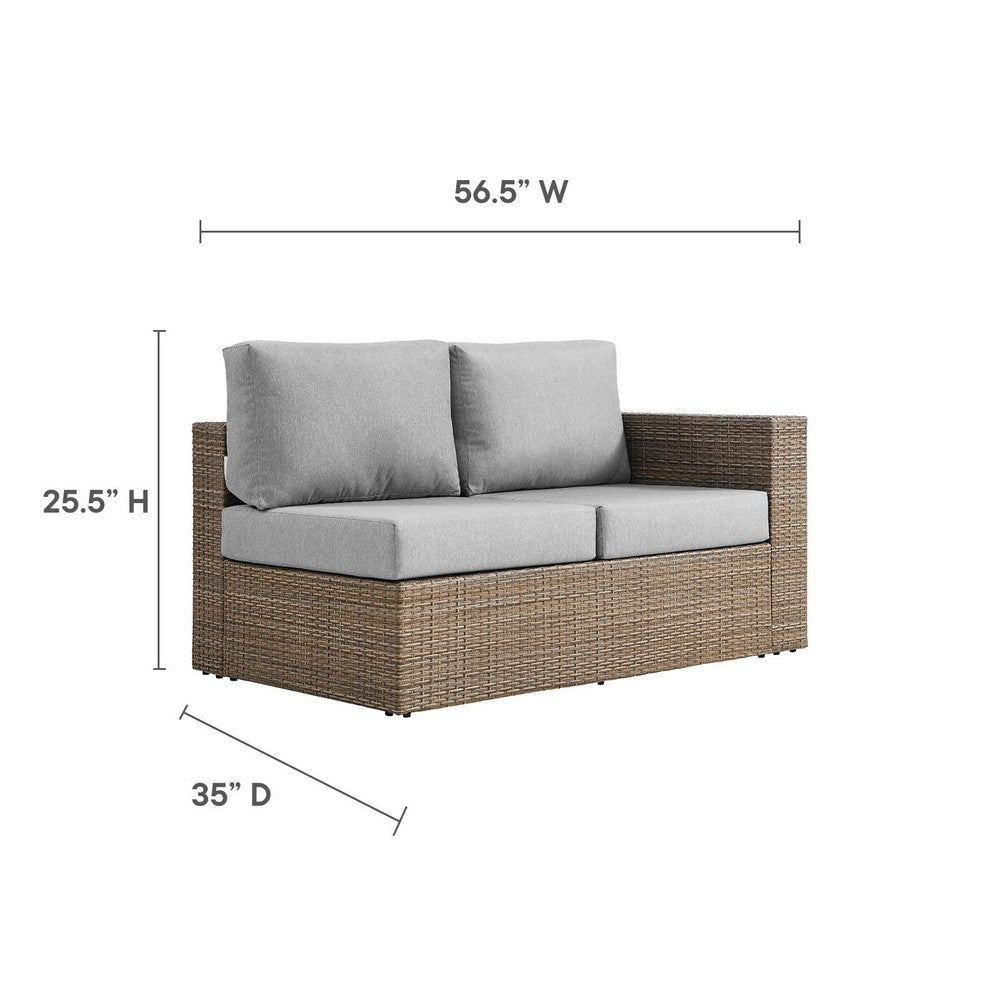 Convene Outdoor Patio Outdoor Patio Right-Arm Loveseat  - No Shipping Charges