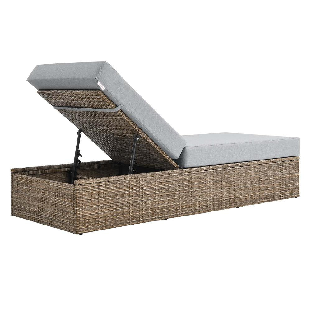 Modway Convene Chaises Longues Cappuccino Gray