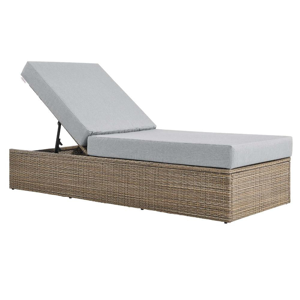 Modway Convene Chaises Longues, Cappuccino Gray