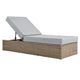 Modway Convene Chaises Longues, Cappuccino Gray