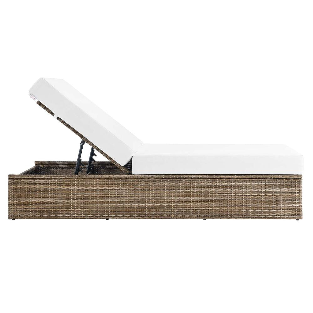 Modway Convene Chaises Longues Cappuccino White