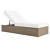 Modway Convene Chaises Longues, Cappuccino White