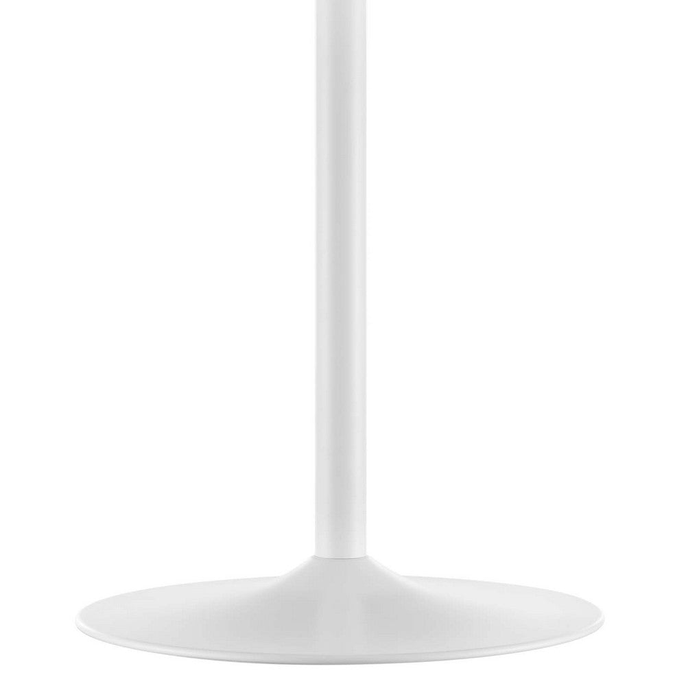 Modway EEI-6249-WHI-WHI Amuse 40’’ Dining Table White White MDY-EEI-6249-WHI-WHI