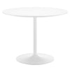 Modway EEI-6249-WHI-WHI Amuse 40" Dining Table, White White