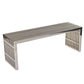 Silver Gridiron Medium Stainless Steel Bench  - No Shipping Charges