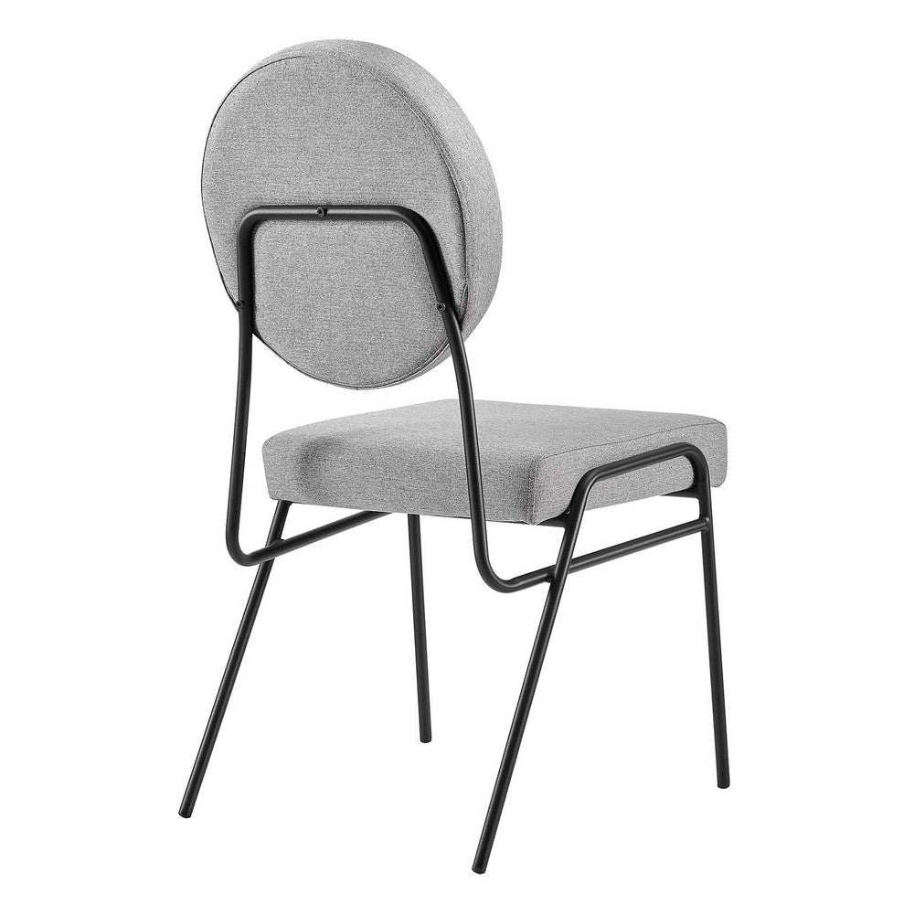Craft Upholstered Fabric Dining Side Chairs - No Shipping Charges MDY-EEI-6253-BLK-BEI