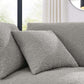 Modway Commix Modular Sofa Corner Chair Light Gray Boucle MDY-EEI-6259-LGR