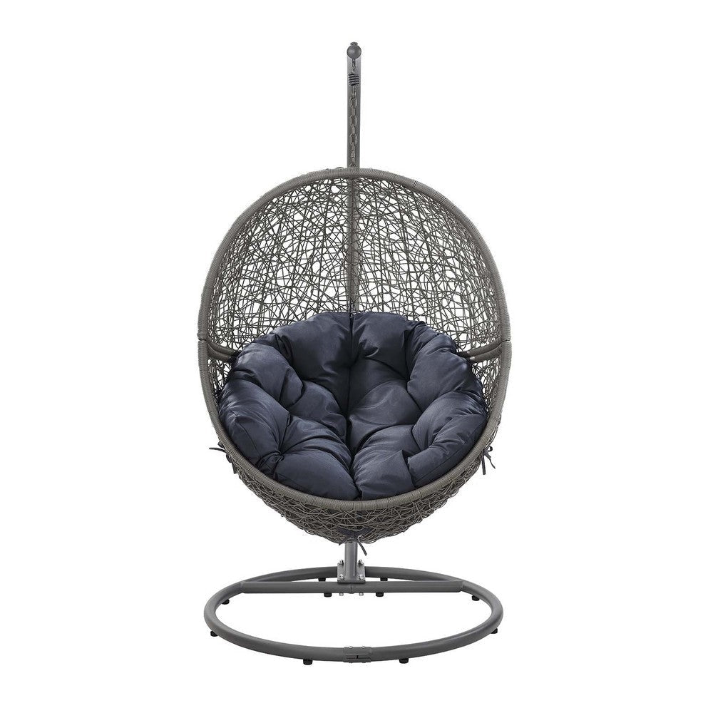 Modway Commix Patio-Lounge-Chairs Gray Navy MDY-EEI-6262-GRY-NAV