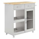 Culinary Kitchen Cart With Towel Bar by Modway| Gray
